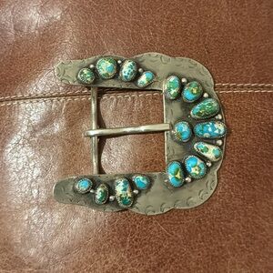 Sonoran Gold Turquoise Belt Buckle